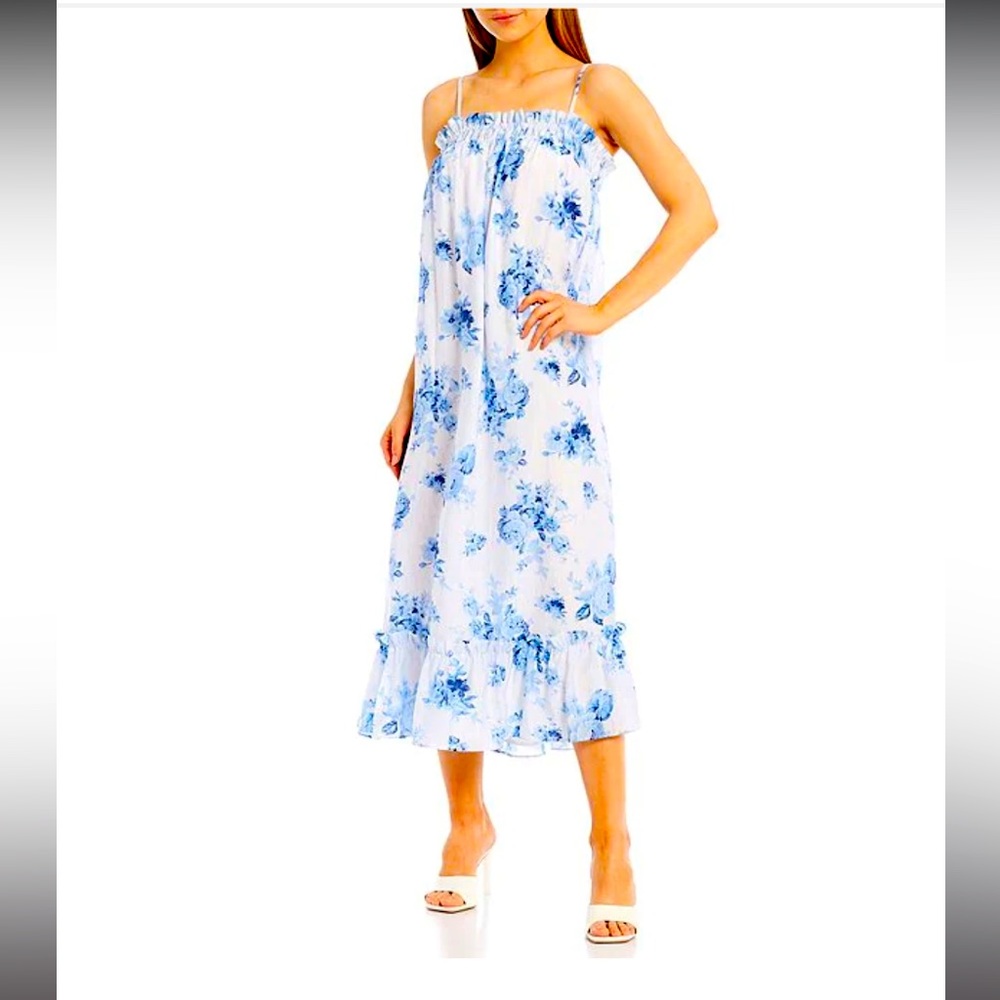 Floral Print MIDI Dress